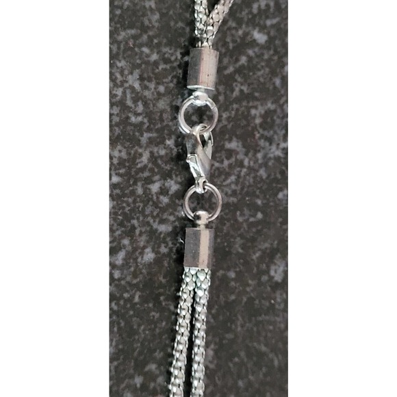 Vintage Silver Knotted Bubble Necklace - Picture 8 of 14